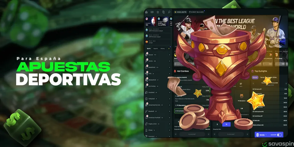 Apuestas deportivas en Savaspin