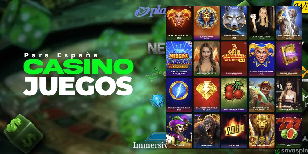 Juegos de casino para españoles
