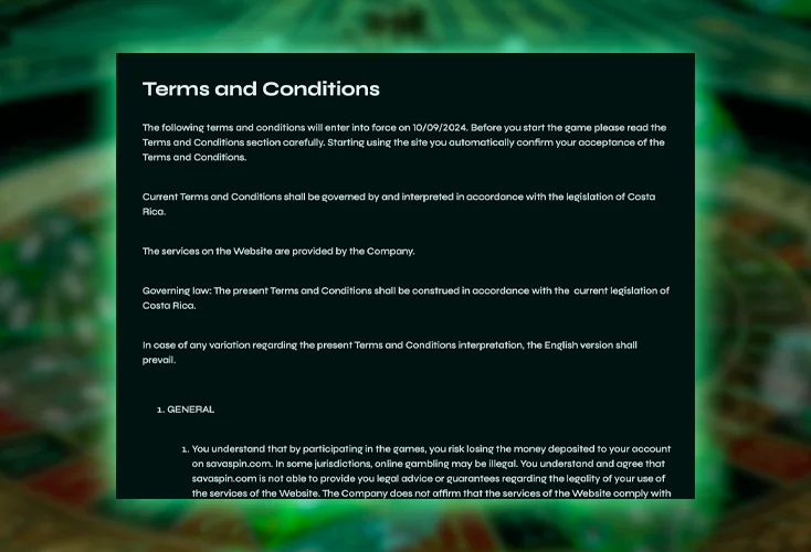 Leer los términos y condiciones